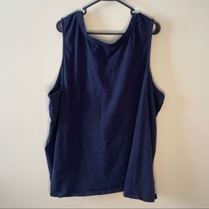Woman within 5x navy tank top